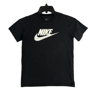 Nike Shirt Medium Boys Youth Black Camo Casual Short-sleeve Tee Cotton Blend2